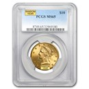 $10 Liberty Gold Eagle MS-65 PCGS (Random)