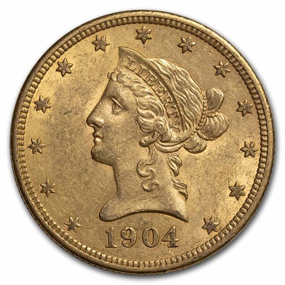$10 Liberty Gold Eagle New Orleans Mint AU