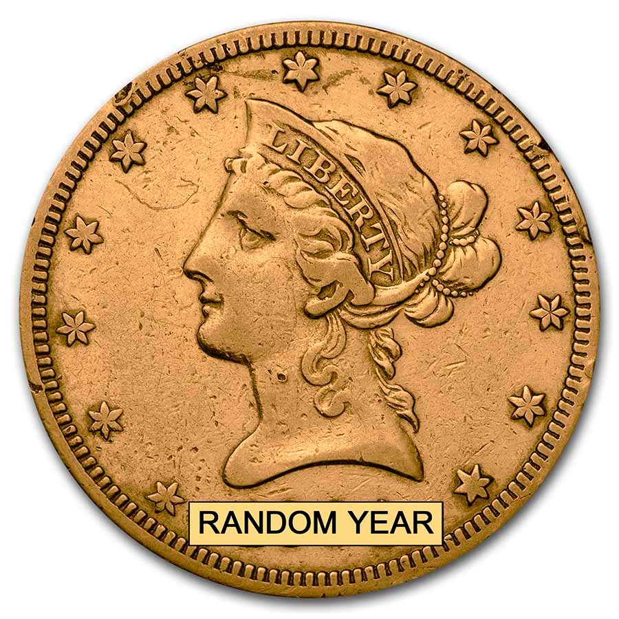$10 Liberty Gold Eagle New Orleans Mint (Cleaned)