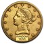 $10 Liberty Gold Eagle XF (Random Year)