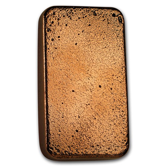 Buy 10 oz CastPoured Copper Bar 9Fine Mint APMEX