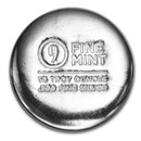 10 oz Cast-Poured Silver Round - 9Fine Mint