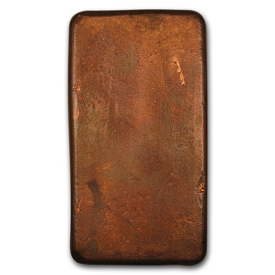 Buy 10 oz Copper Bar Geiger (Poured, .9999 Fine, Tarnished) APMEX