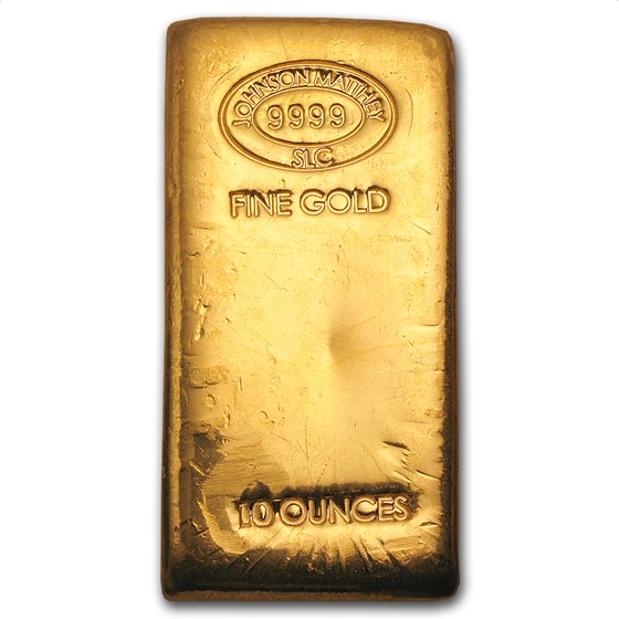 10 oz Gold Bar - Johnson Matthey (SLC)
