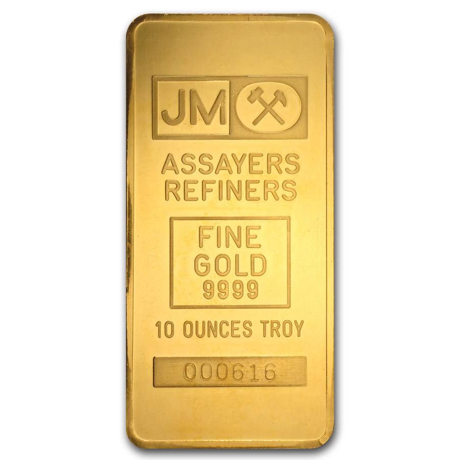 10 oz Gold Bar - Johnson Matthey (TD Bank)