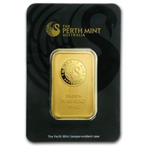 10 Oz Gold Bars From The Perth Mint Ten Ounce Perth Mint Fine Gold Apmex