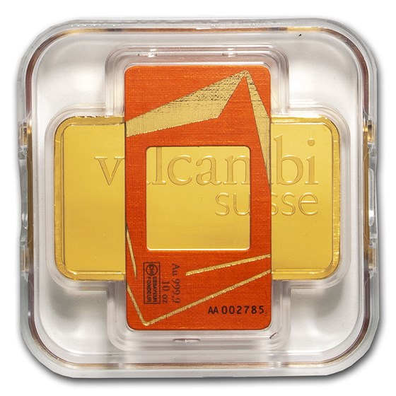 10 oz Gold Bar - Valcambi (In Assay)