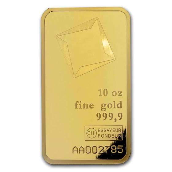 10 oz Gold Bar - Valcambi (No Assay) 10 oz Gold Bar - Valcambi (No Assay)