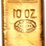10 oz Gold Loaf-Style Bar - Johnson Matthey-Canada (Bache)