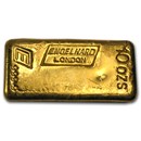10 oz Hand-Poured Gold Bar - Engelhard-London (Horizontal Logo)