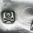 10 oz Hand Poured Silver Bar - PG & G (Skull & Bones)
