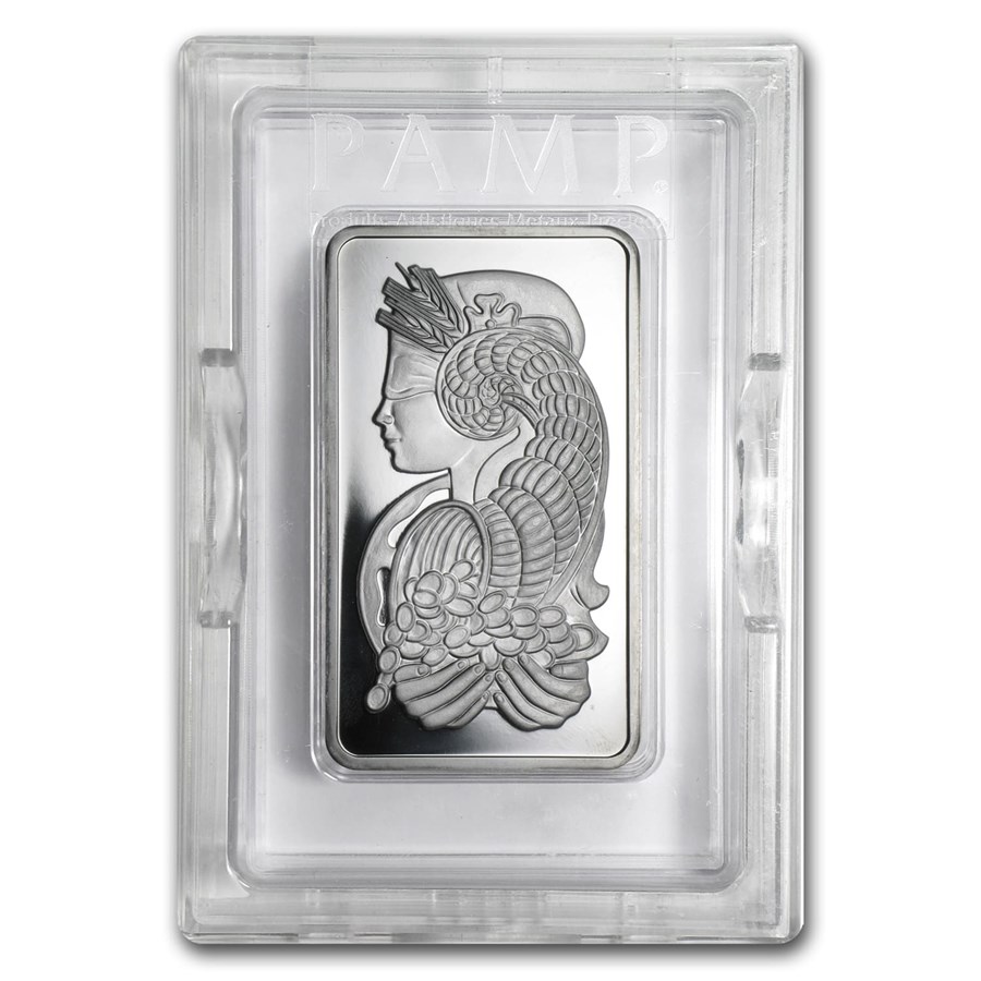 10 oz Platinum Bar - PAMP Suisse (In Assay)