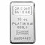 10 oz Platinum Bar - Secondary Market (.999+ Fine)