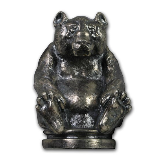 10 oz Silver Antique Statue - Coins of the World (Silver Panda) 10 oz Silver Antique Statue - Coins of the World (Silver Panda)
