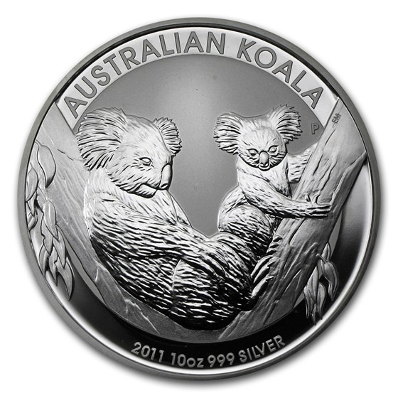 10 oz Silver Australian Koala (Light Abrasions) 10 oz Silver Australian Koala (Light Abrasions)