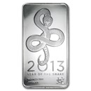 10 oz Silver Bar - 2013 Year of the Snake