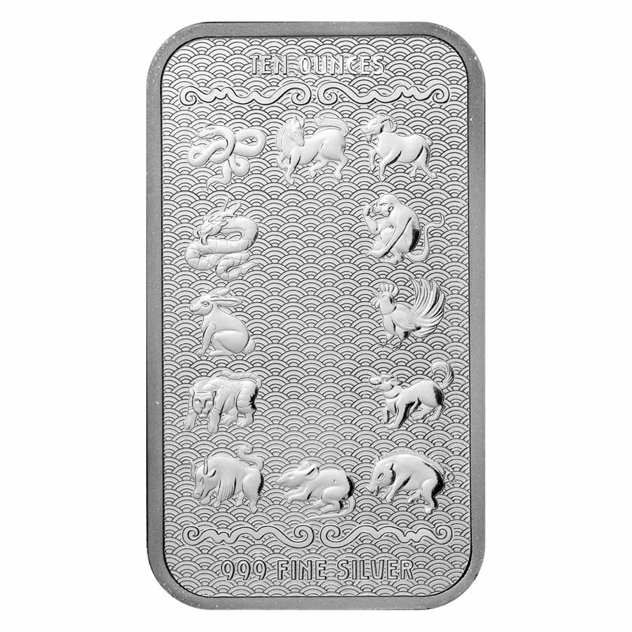 10 oz Silver Bar - 2024 APMEX Year of the Dragon (Series 2) | eBay