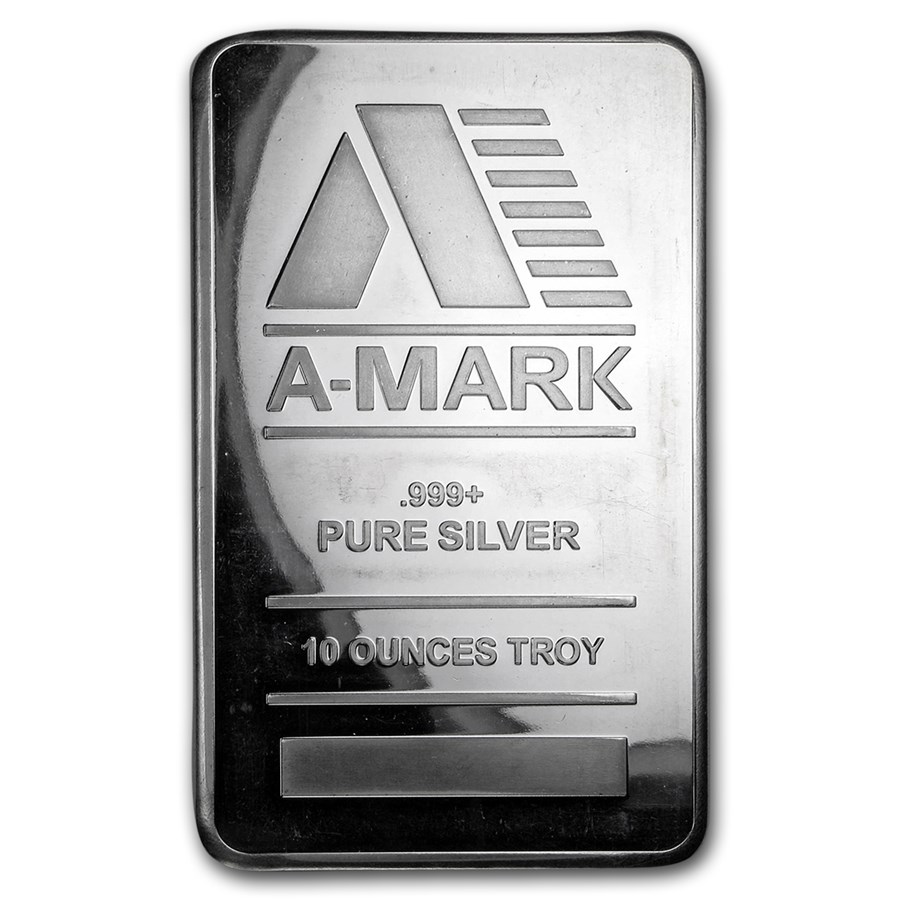 10 Oz A Mililitros Buy 10 oz Silver Bar - A-Mark | APMEX
