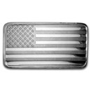 10 oz Silver Bar - American Flag Design
