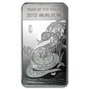 10 oz Silver Bar - APMEX (2013 Year of the Snake)