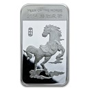 10 oz Silver Bar - APMEX (2014 Year of the Horse)