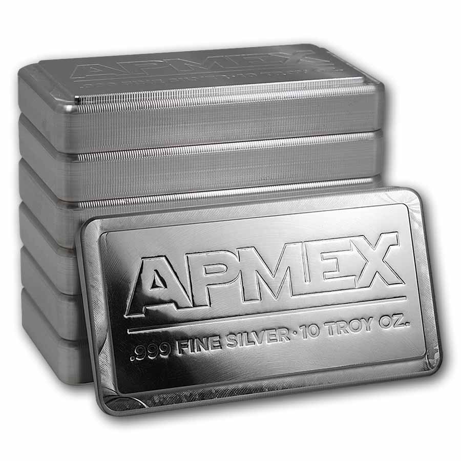 Buy 10 oz Silver Stackable Bar | APMEX