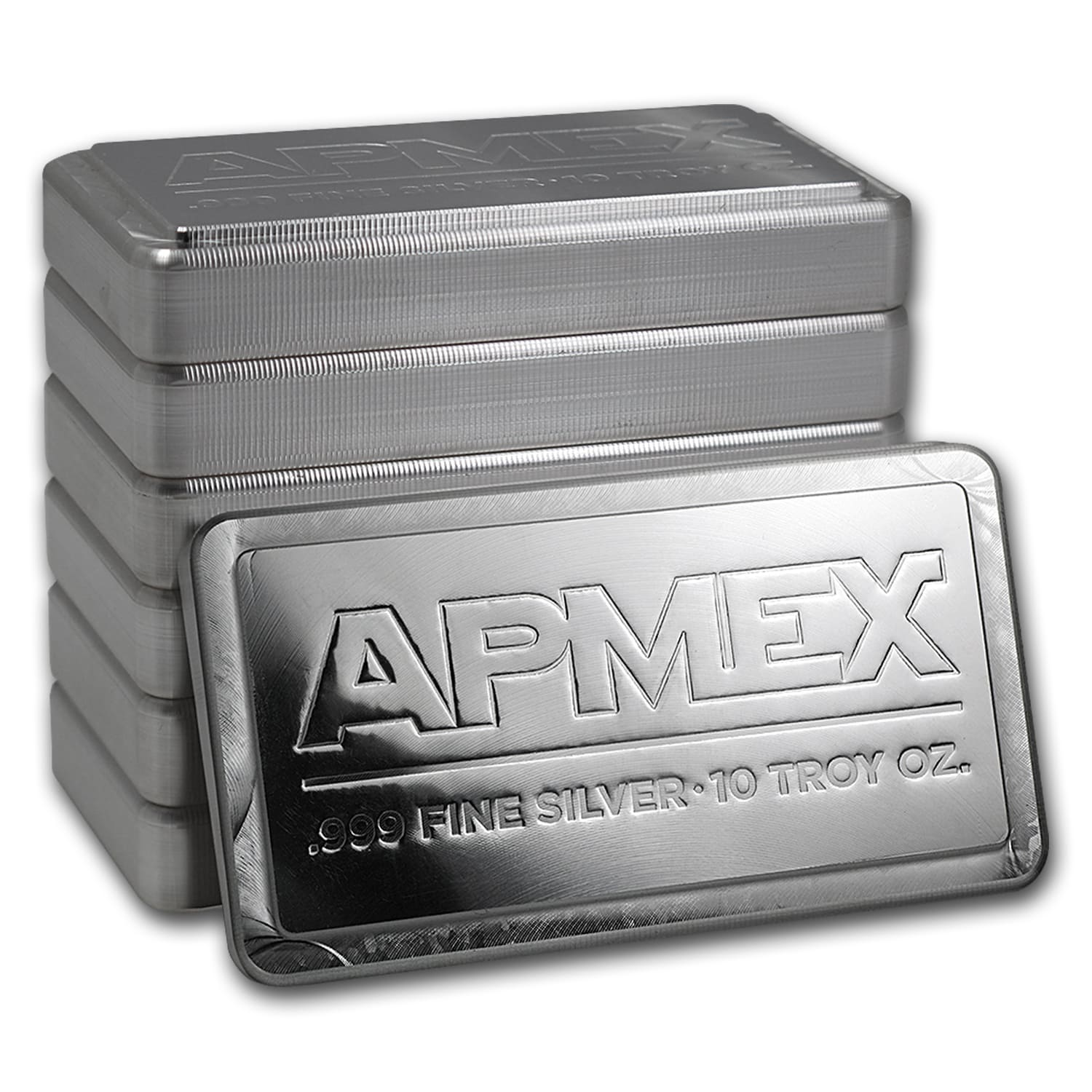 10 oz APMEX Silver Bar .999 Fine SKU #88929 