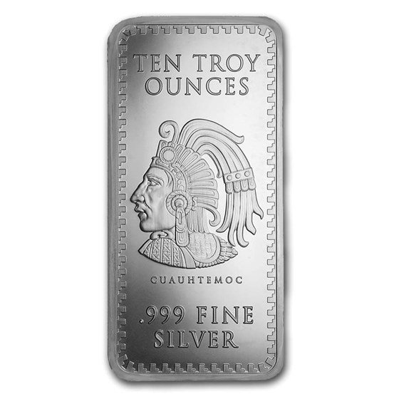 Buy 10 oz Silver Bar Aztec Calendar APMEX