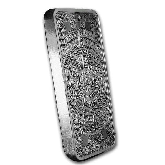 Buy 10 oz Silver Bar Aztec Calendar APMEX
