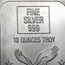 10 oz Silver Bar - Commodity Exchange