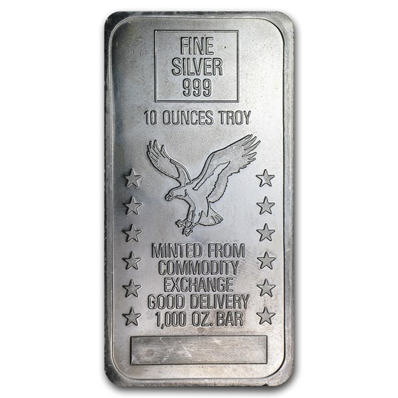 10 oz Silver Bar - Commodity Exchange 10 oz Silver Bar - Commodity Exchange