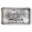 10 oz Silver Bar - Gadsden Flag (Don't Tread On Me)