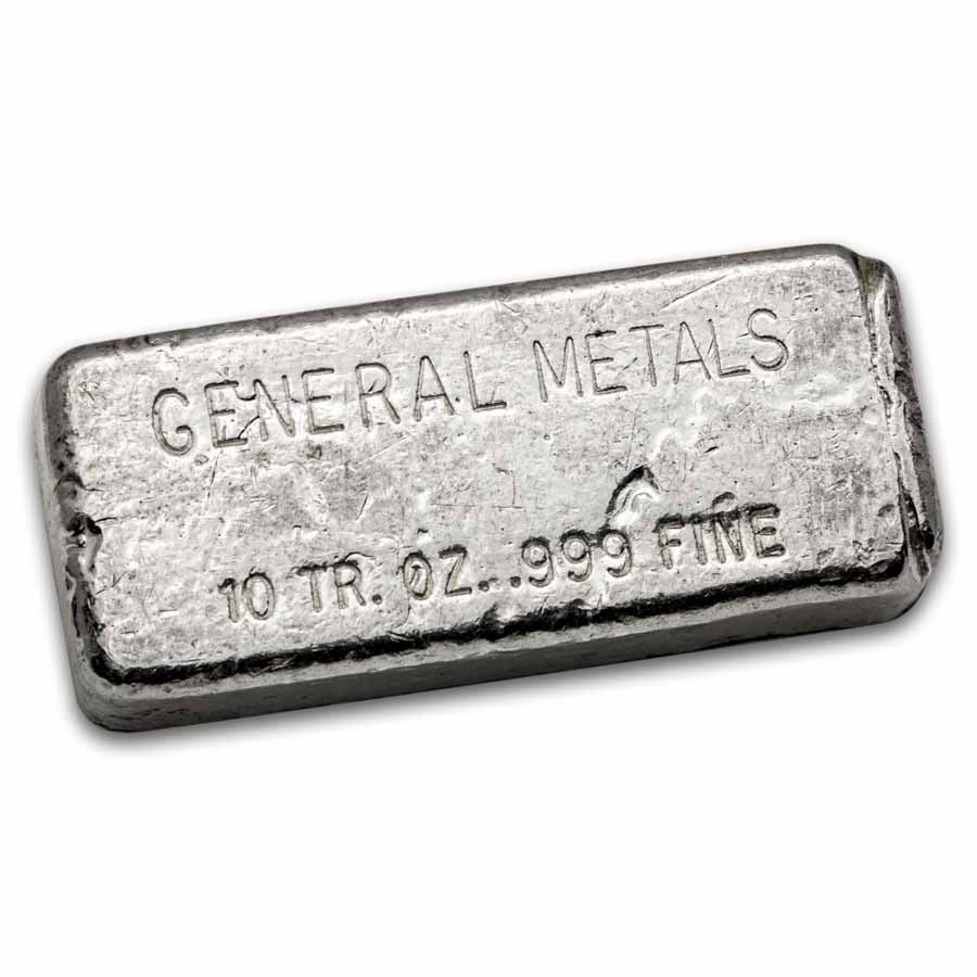 10 oz Silver Bar - General Metals