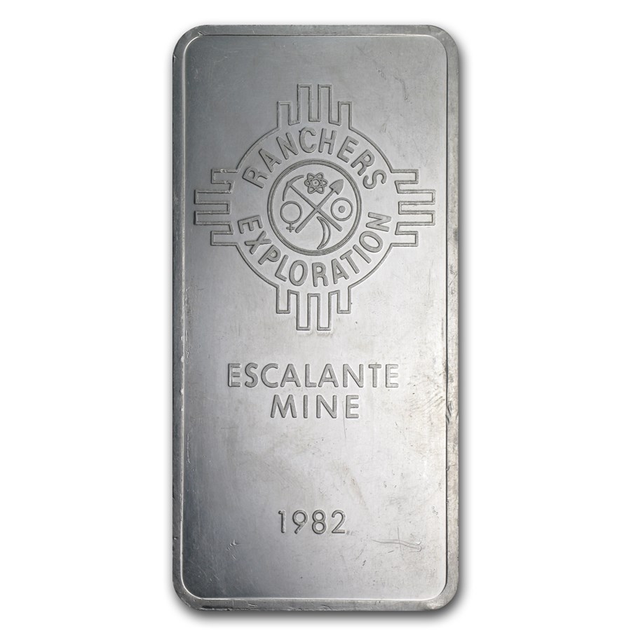 10 oz Silver Bar - Johnson Matthey (Ranchers Exploration)