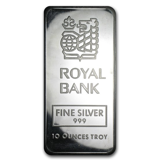10 oz Silver Bar - Johnson Matthey (Royal Bank of Canada)