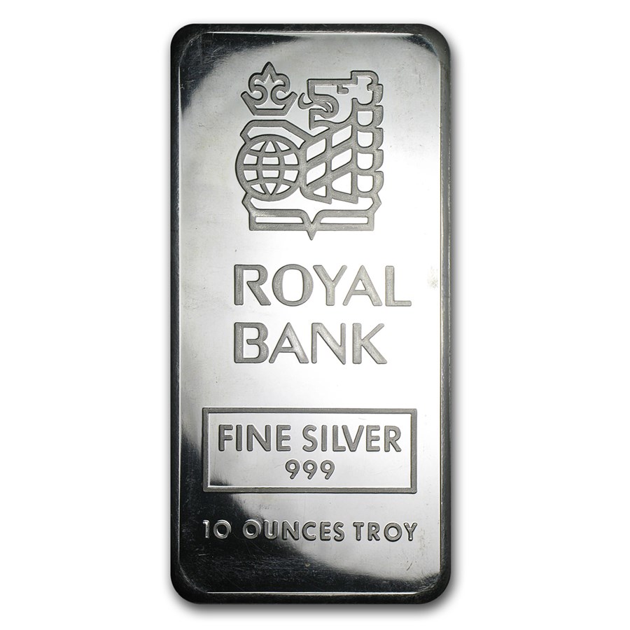 10 oz Silver Bar - Johnson Matthey (Royal Bank of Canada)