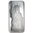 10 oz Silver Bar - Johnson Matthey (Statue of Liberty, MTB)