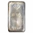 10 oz Silver Bar - Johnson Matthey (Vintage, Poured)