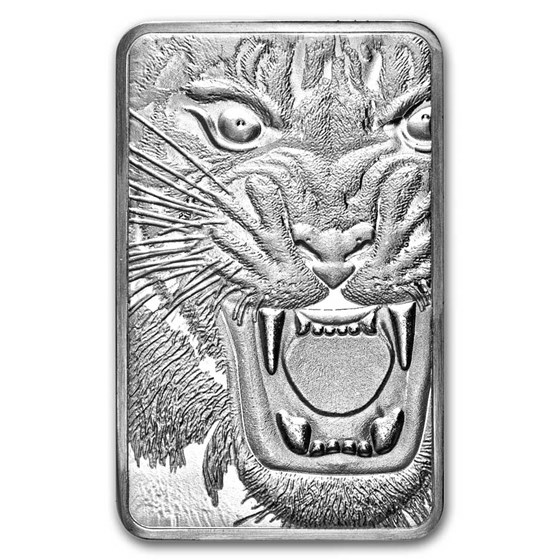 10 oz Silver Bar - MMTC - PAMP Royal Bengal Tiger (Off-Quality) 10 oz Silver Bar - MMTC - PAMP Royal Bengal Tiger (Off-Quality)