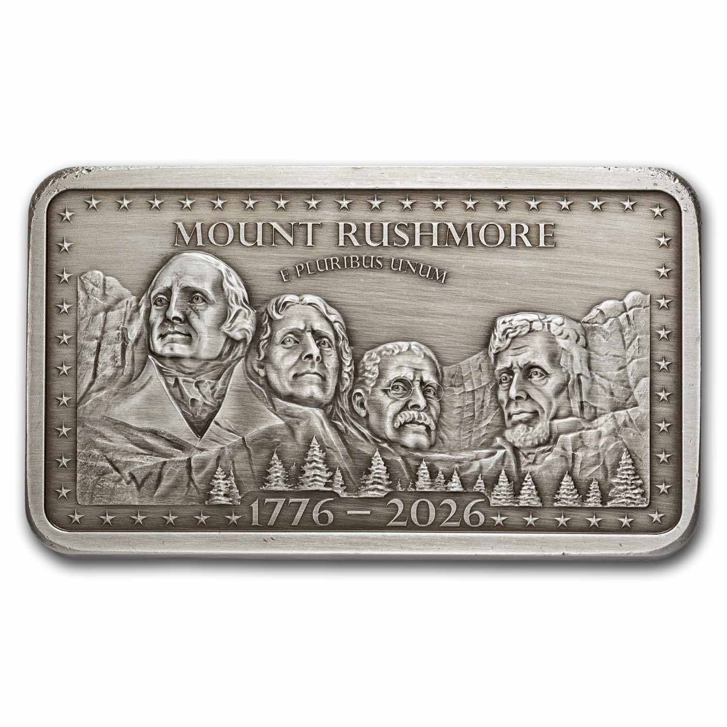 10 oz Silver Bar - Mount Rushmore Antiqued (America's 250th) | eBay