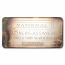 10 oz Silver Bar - National Refiners-Assayers (Canada Horizontal)