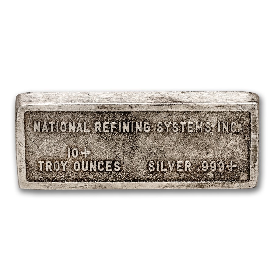 10 oz Silver Bar - National Refining Systems Inc.