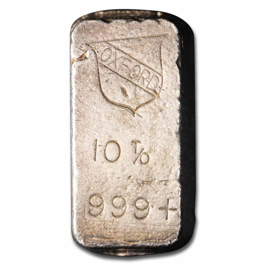 10 oz Silver Bar - Oxford Mint