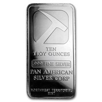 Buy 10 Oz Silver Bar Pan American Silver Corp Apmex