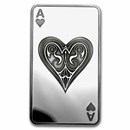 10 oz Silver Bar - Playing Cards (Secondary Market, Random Suits)