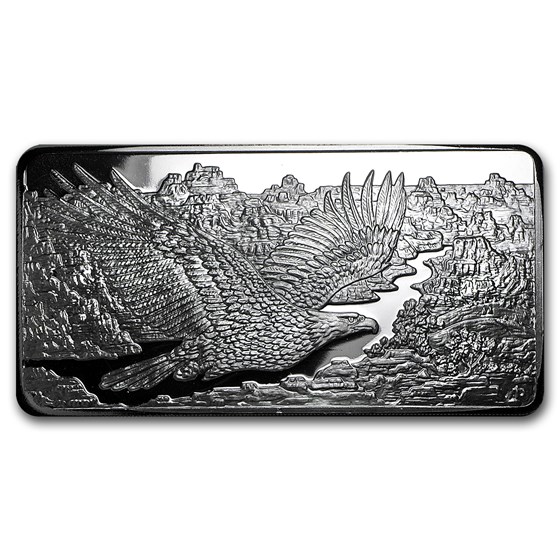10 oz Silver Bar - Republic Metals Corp. (Soaring Eagle) 10 oz Silver Bar - Republic Metals Corp. (Soaring Eagle)