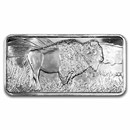 10 oz Silver Bar - Roaming Bison Buffalo