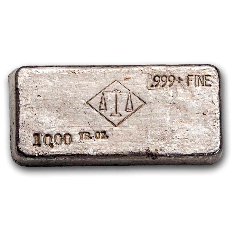 10 oz Silver Bar - S.D. Refining Co.