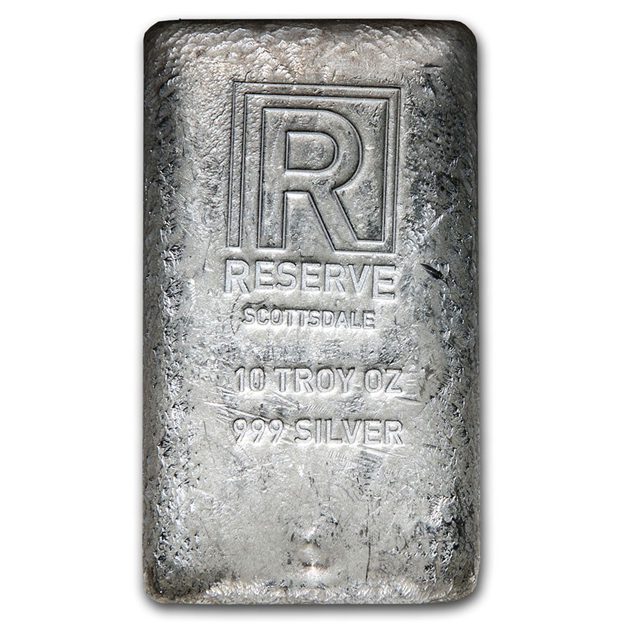 10 oz Silver Bar - Scottsdale Mint Reserve