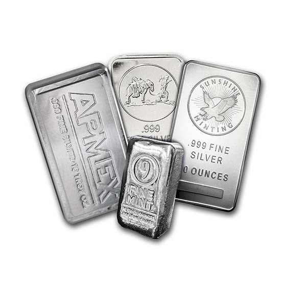 10 oz Silver Bar - Secondary Market - FLASH SALE!
